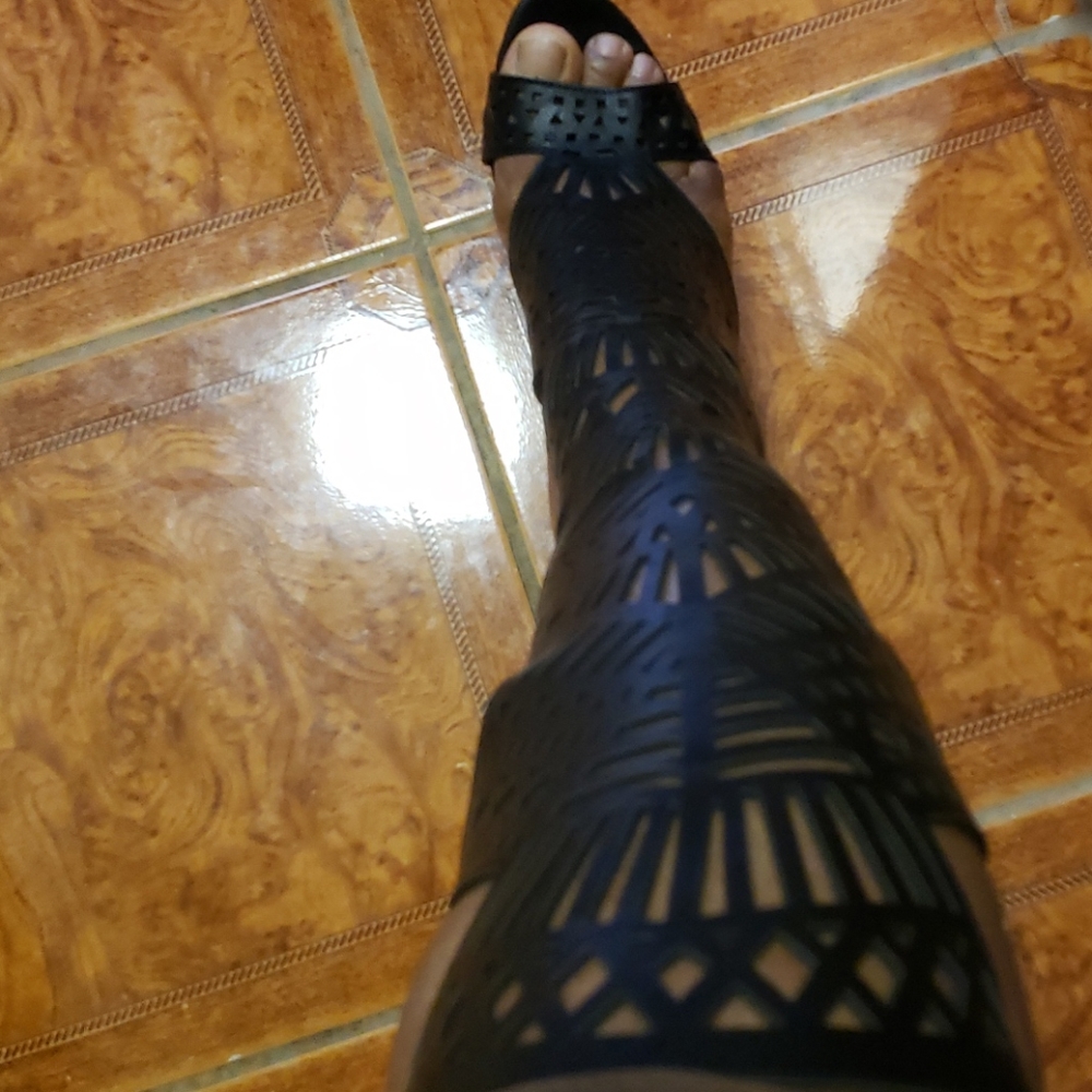 Vigo Foine Knee-high Stiletto-heel Gladiator Hee - Picture 6 of 12